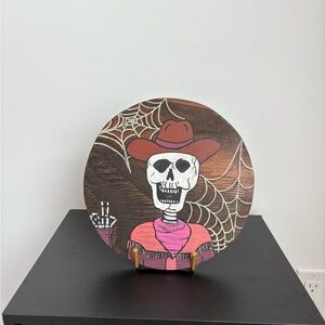 Skeleton Cowboy Decorative Painting